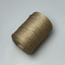 Walnut polyester cord, 2 mm