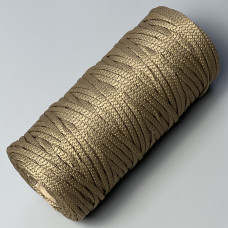 Walnut polyester cord, 4 mm soft