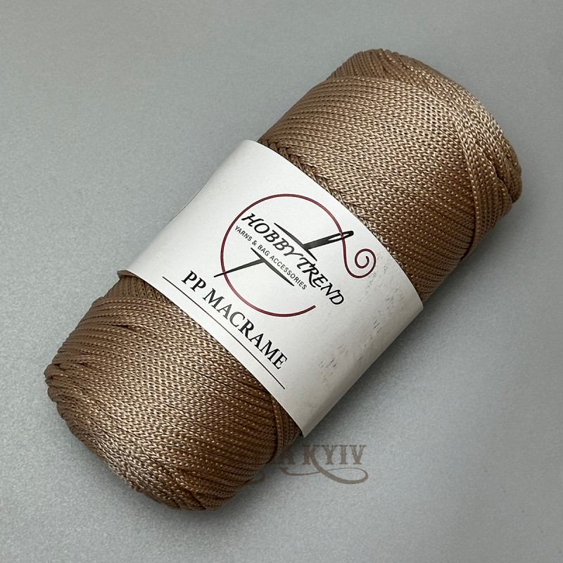 Cacao 2 mm polypropylene cord Hobby Trend