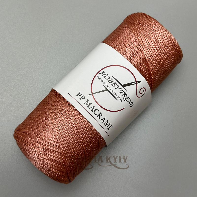 Peach 2 mm polypropylene cord Hobby Trend