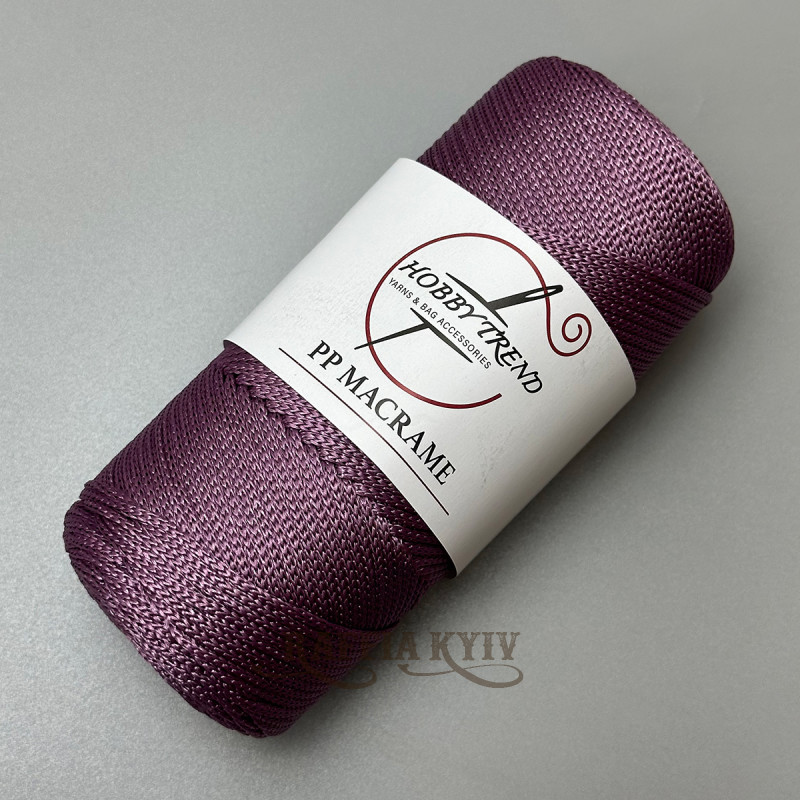 Pastel violet 2 mm polypropylene cord Hobby Trend