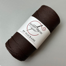 Dark brown 2 mm polypropylene cord Hobby Trend
