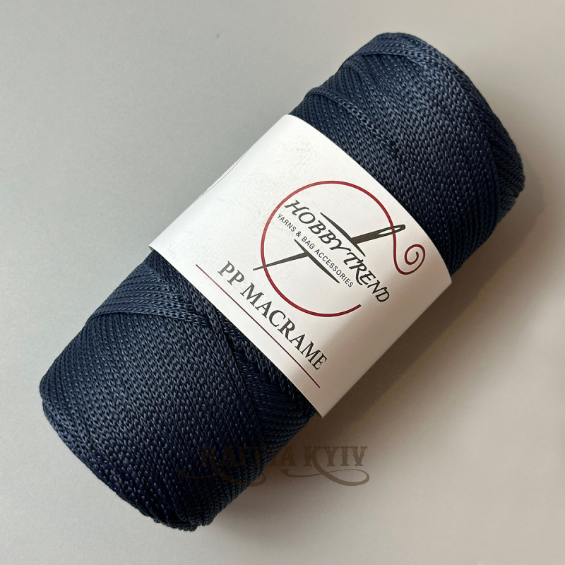 Dark blue 2 mm polypropylene cord Hobby Trend