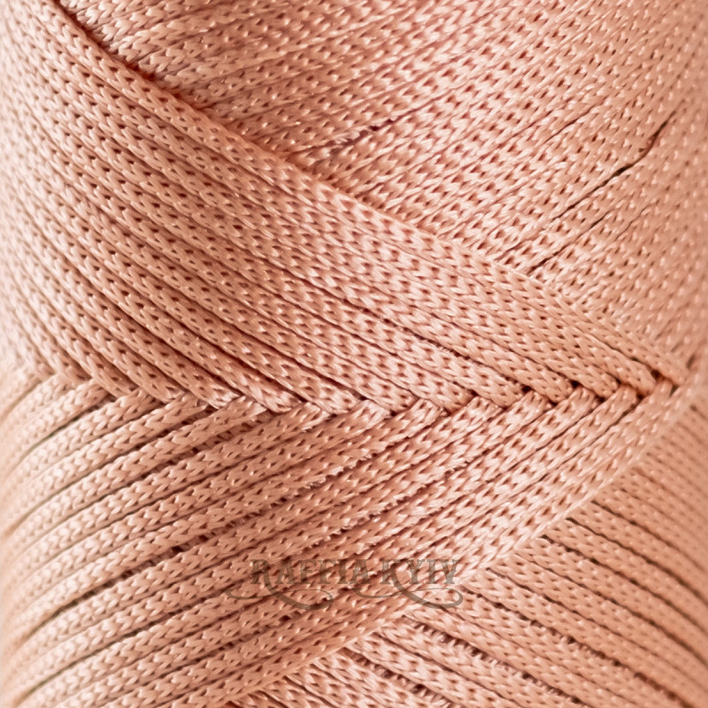 Peach 2 mm polypropylene cord Hobby Trend