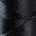 Black 2 mm polypropylene cord Hobby Trend