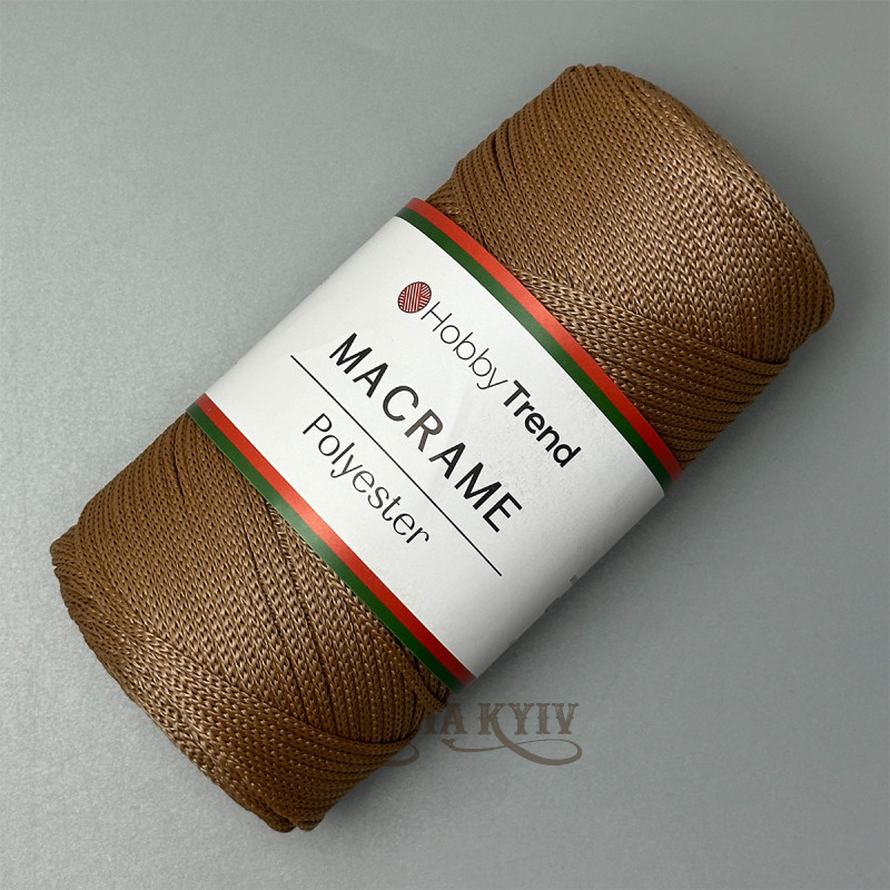 Темна кориця поліпропіленовий шнур Hobby Trend PP Macrame, 2 мм