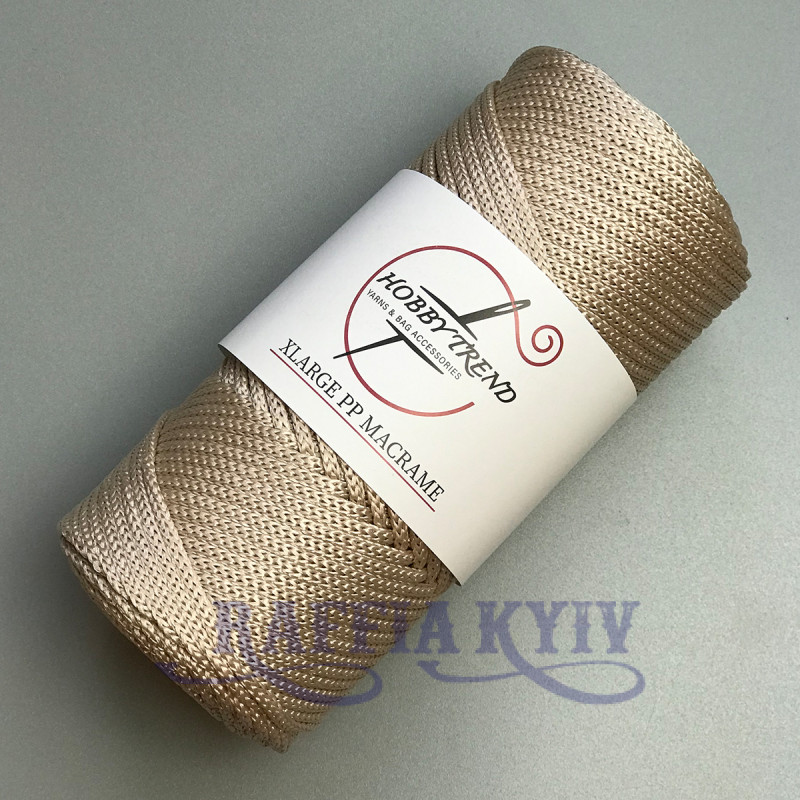 Nude polypropylene cord, 3 mm