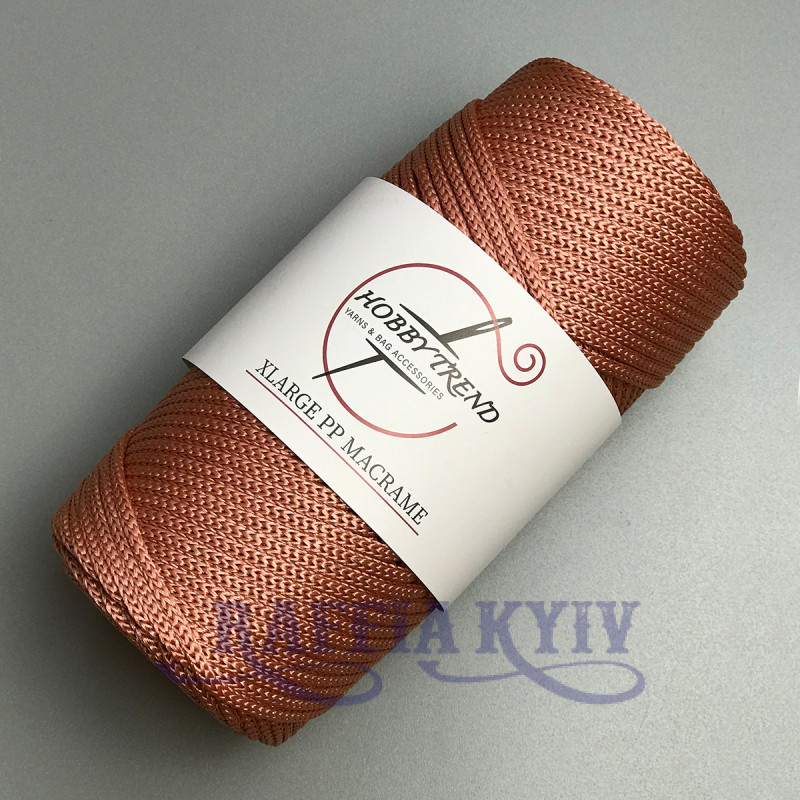 Peach polypropylene cord, 3 mm