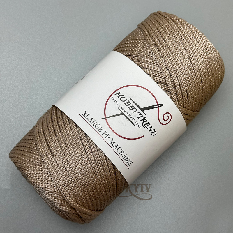 Cacao 3 mm polypropylene cord Hobby Trend