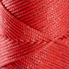 Red with lurex 2 mm polypropylene cord Hobby Trend