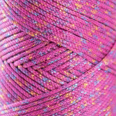 Magenta with multi-lurex 2 mm polypropylene cord Hobby Trend