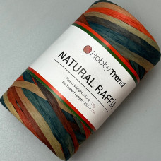 Old city paper ribbon melange raffia, 250 m