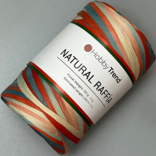 Rising sun paper ribbon melange raffia, 250 m