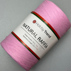 Rose paper ribbon raffia, 250 m