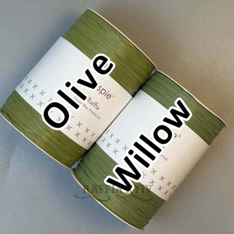 Вискозная матовая рафия Ispie® — Willow, 250 м