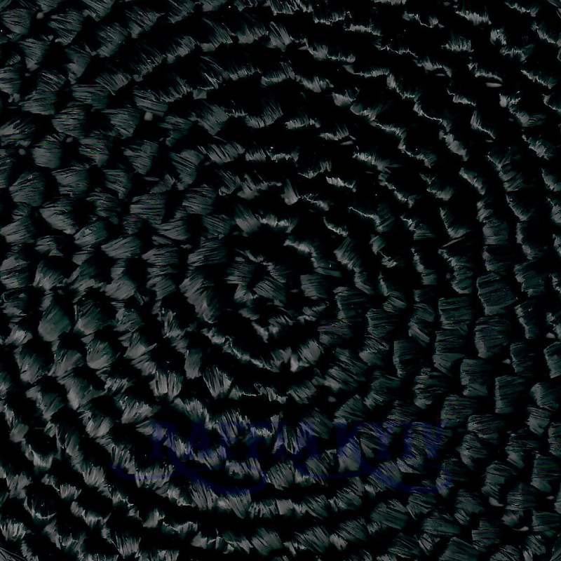 Вискозная матовая рафия Ispie®, цвет – black, 250 м