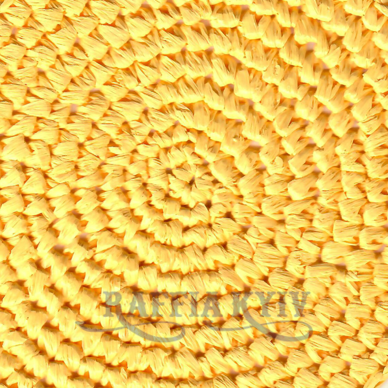 Вискозная матовая рафия Ispie®, цвет – daffodil, 250 м