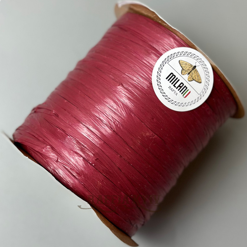 Burgundy Milano raffia, 250 m