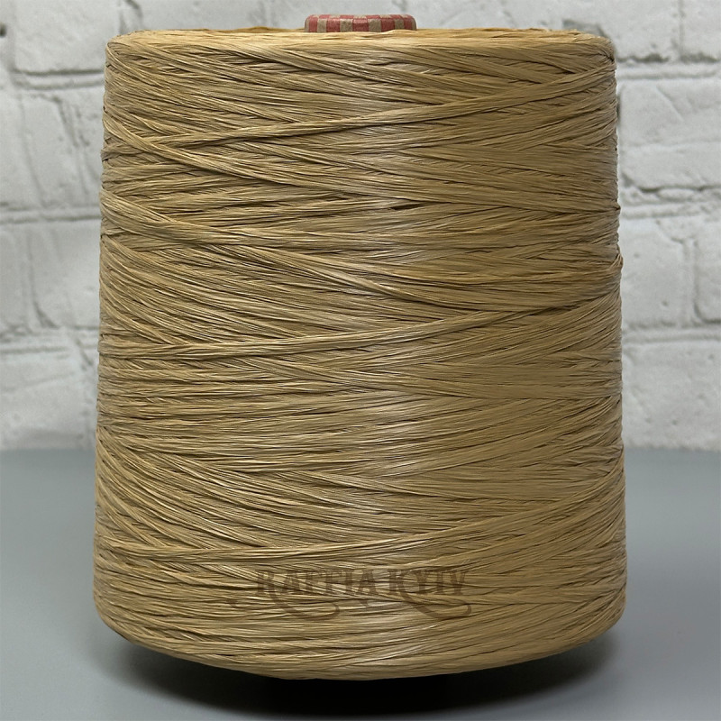 Віскозна матова рафія Ispie®, колір — Ktaft, 2000 м