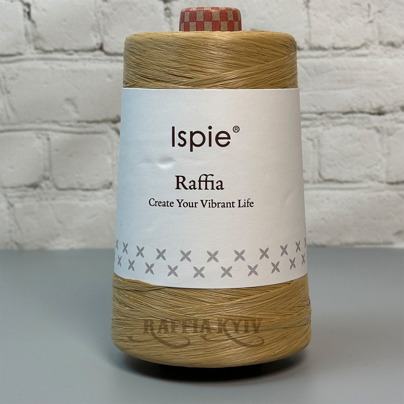Viscose matte raffia Ispie®, color — Kraft, 625m