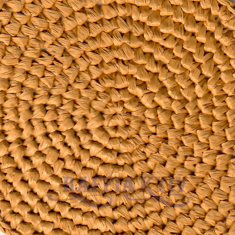 Вискозная матовая рафия Ispie®, цвет – ginger, 250 м