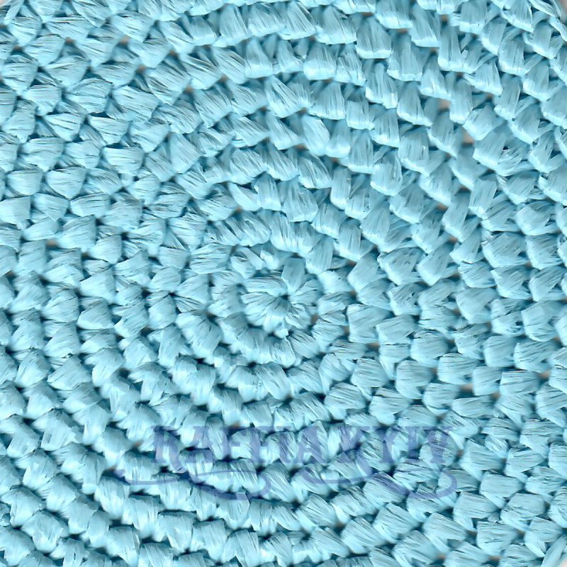Вискозная матовая рафия Ispie®, цвет – milk blue, 250 м