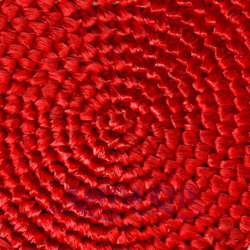 Ispie® rayon pearlized raffia, color red diamond, 250 m