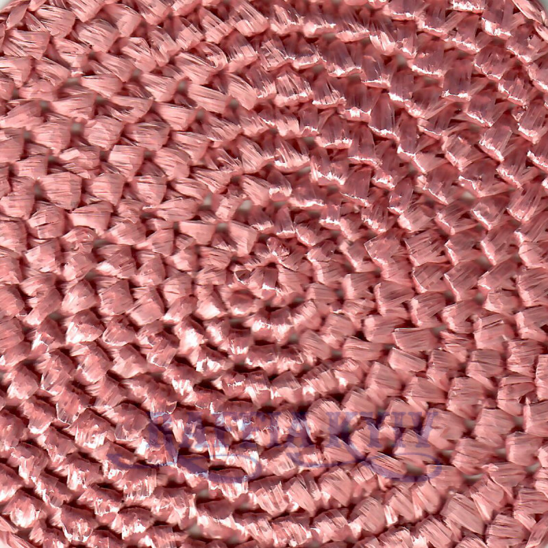 Вискозная глянцевая рафия Ispie®, цвет – rose quartz, 250 м