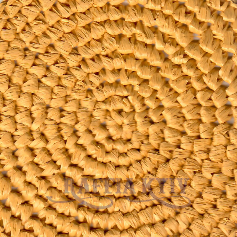 Вискозная матовая рафия Ispie®, цвет – turmeric, 250 м