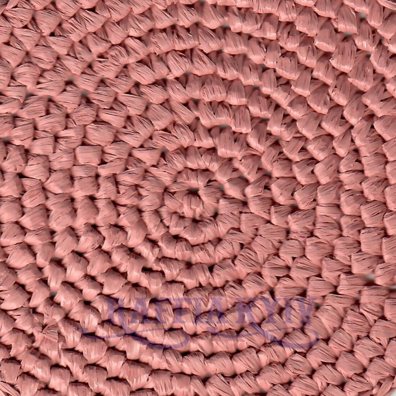 Віскозна матова рафія Ispie®, колір – dusty rose, 250 м