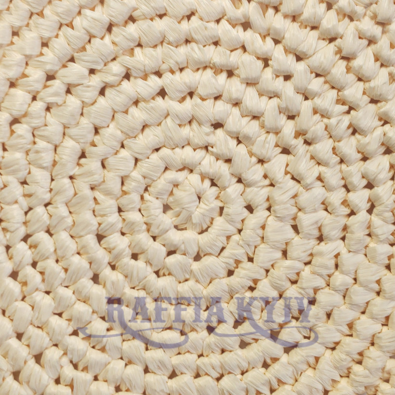 Ispie® rayon matte raffia, color – ivory, 250 m