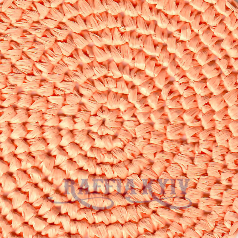 Віскозна матова рафія Ispie®, колір – peach, 250 м
