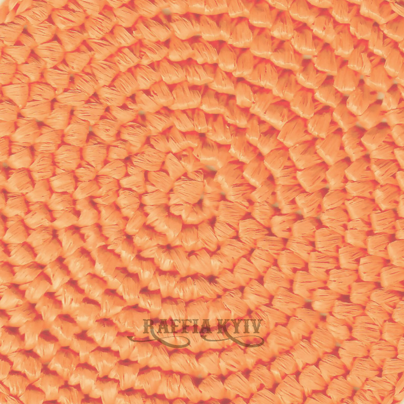 Віскозна матова рафія Ispie® — Tropical orange, 250 м