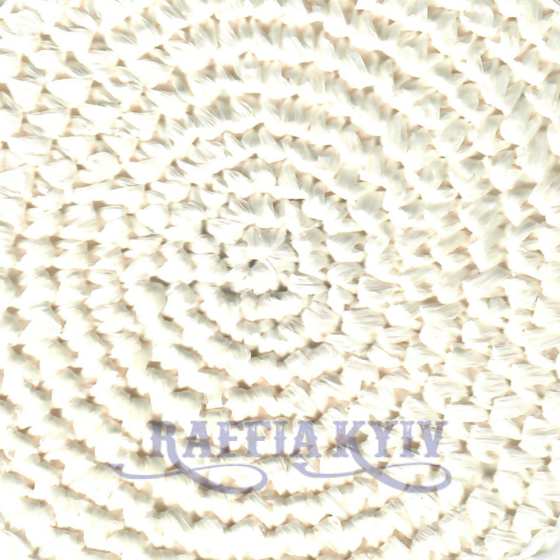 Вискозная матовая рафия Ispie®, цвет – white off, 250 м