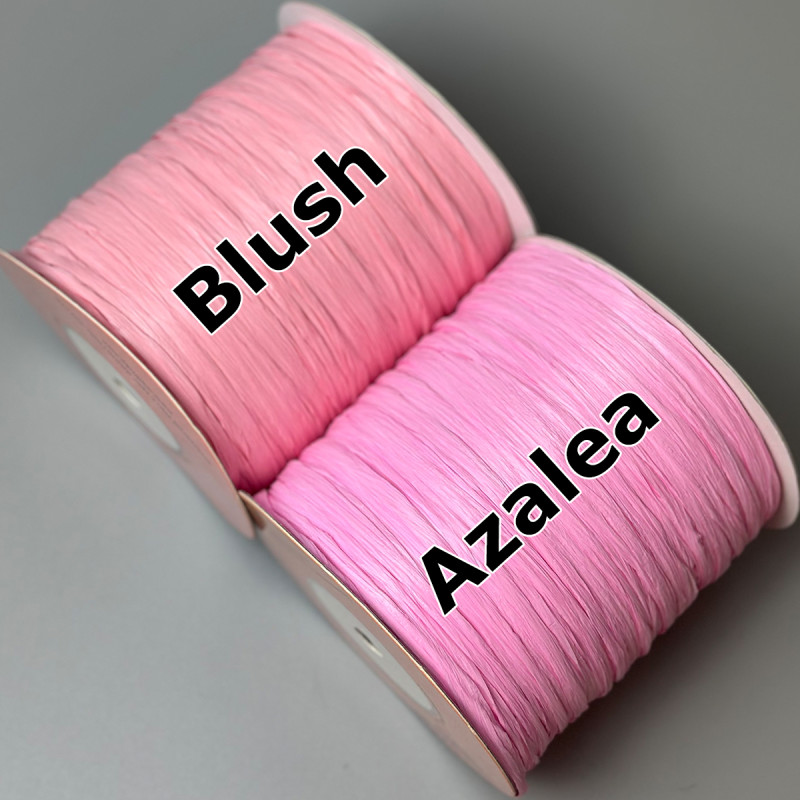 Вискозная матовая рафия Ispie®, цвет – azalea, 250 м