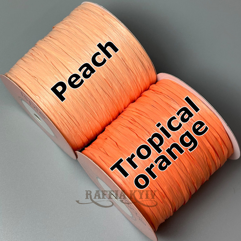 Tropical orange Ispie raffia, 250 m