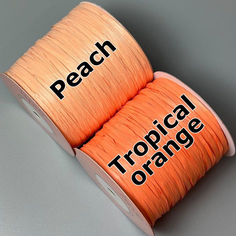 Tropical orange Ispie raffia, 250 m