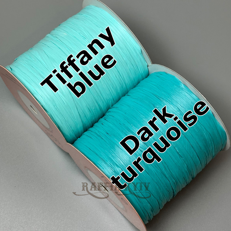 Tiffany blue рафия Ispie, 250 м