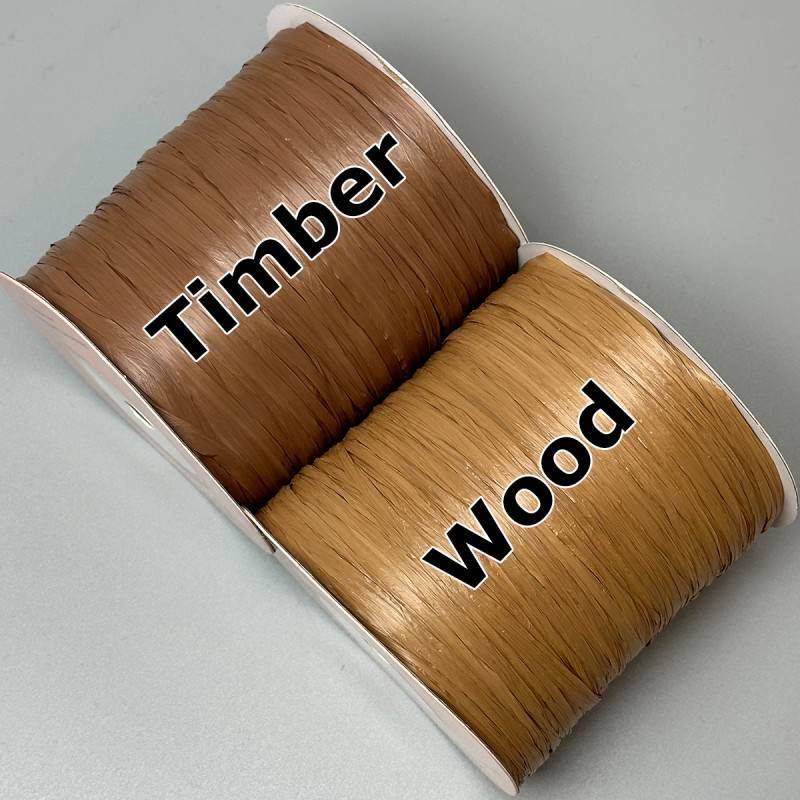 Віскозна матова рафія Ispie®, колір – timber, 250 м