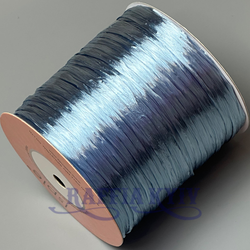 Віскозна глянцева рафія Ispie®, колір – ice blue, 250 м