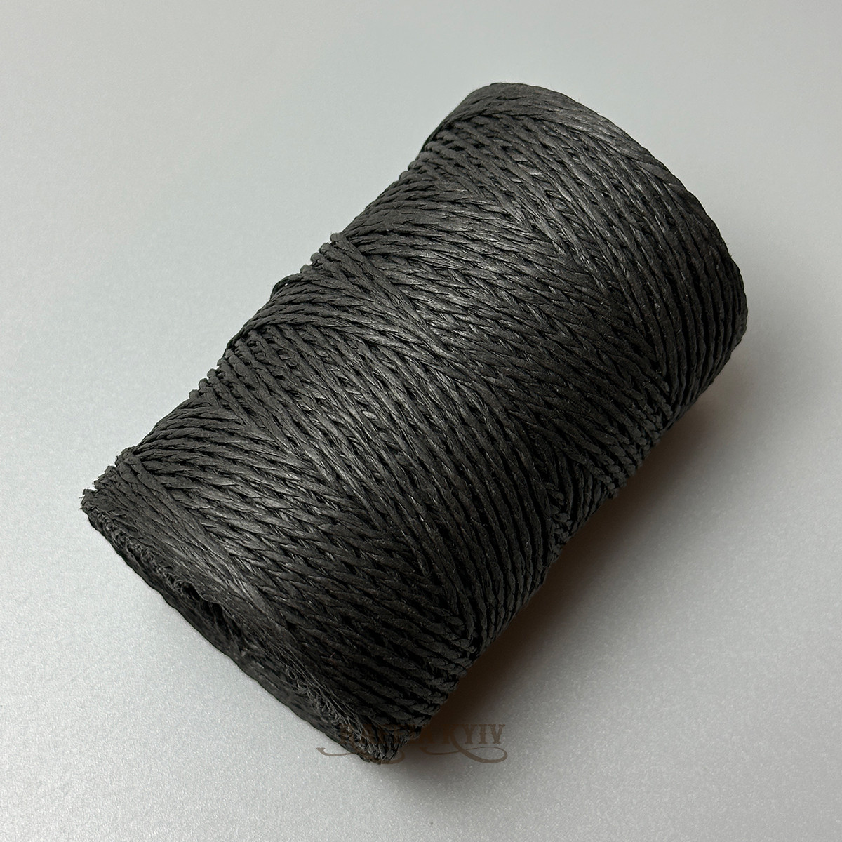 Black twisted raffia, 100 g buy in Kyiv | Raffia Kyiv