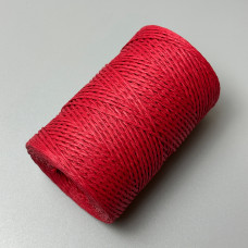 Red twisted raffia, 100 g