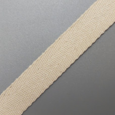 Unbleached keeper tape, 20 mm
