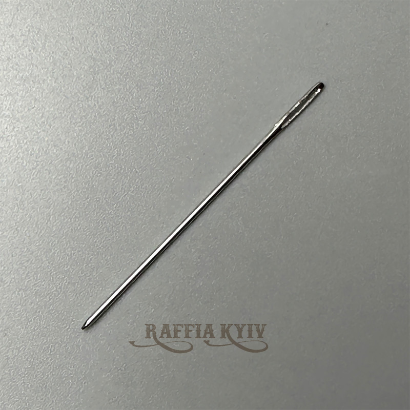 Embroidery steel needle, 60 mm