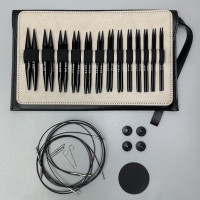 Набор кругових спиць для в'язання, чорний