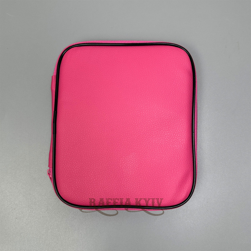 Набір змінних кругових спиць для в'язання у рожевому чохлі (13 пар)