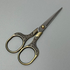 Metal scissors for needlework, 12.7 cm, antique