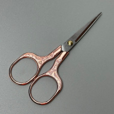 Metal scissors for needlework, 12.7 cm, rose gold