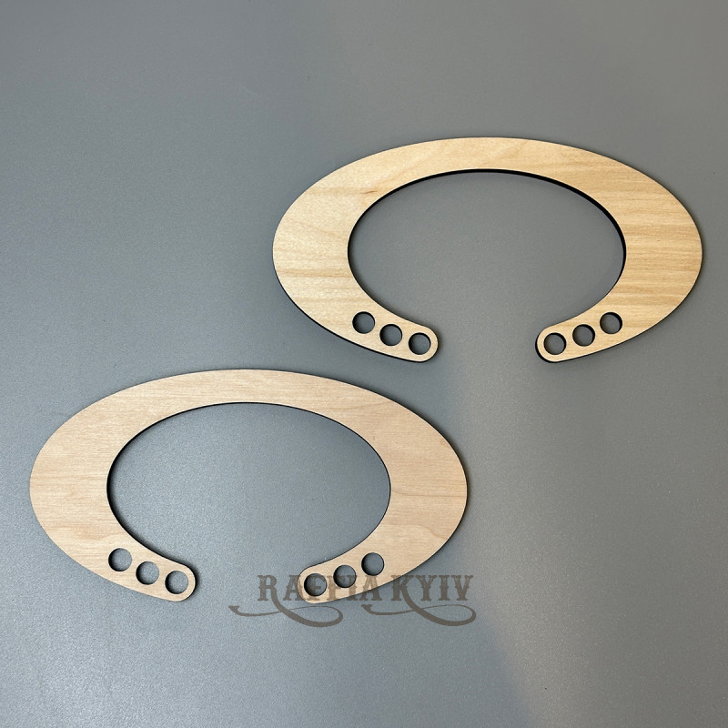 Plywood handles, 18×9.5 cm, model 903