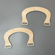 Plywood handles, 17×11.5 cm, model 905